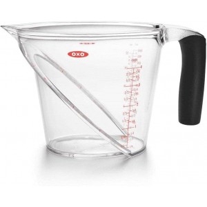 OXO 1 Litre Angled Measuring Jug, Transp...