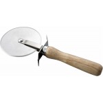 Winco 4-Inch Diameter Blade Pizza Cutter with Wooden Handle
