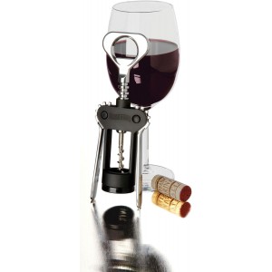 Amco Swing-A-Way Wing Corkscrew, Black