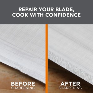 Chef’sChoice 15XV EdgeSelect Professional Electric Knife Sharpener with 100-Percent Diamond Abrasives and Precision Angle Guides for Straight Edge and Serrated Knives, 3-Stage, Gray