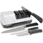 Chef’sChoice 15XV EdgeSelect Professional Electric Knife Sharpener with 100-Percent Diamond Abrasives and Precision Angle Guides for Straight Edge and Serrated Knives, 3-Stage, Gray
