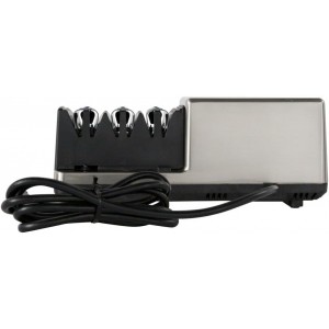 Chef'sChoice Professional Commercial Electric Knife Sharpener Edge Select With 20-Degree Sharpening Module 100-Percent Diamond Abrasives And Precision Angle Guides NSF Approved, 3-Stage, Silver