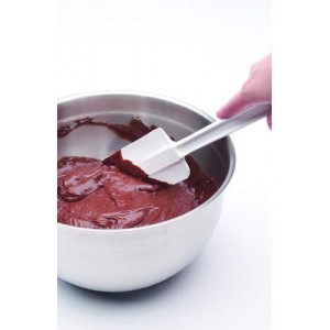 Rubbermaid Commercial Products Cold Temperature Scraper Spatula, White, 9.5 Inch, Clean-Rest Design