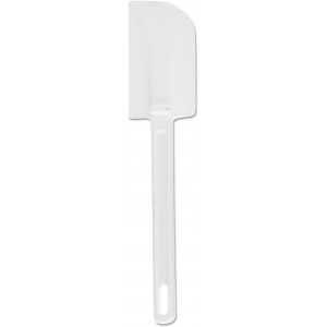 Rubbermaid Commercial Products Cold Temperature Scraper Spatula, White, 9.5 Inch, Clean-Rest Design