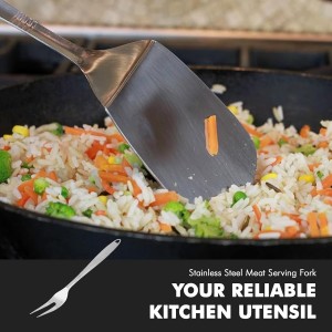 Chef Craft Select Meat Serving Fork, 13 inch, Stainless Steel