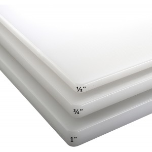 Cutting Board, 18 by 24 by 1/2-Inch, White, 18" x 24"