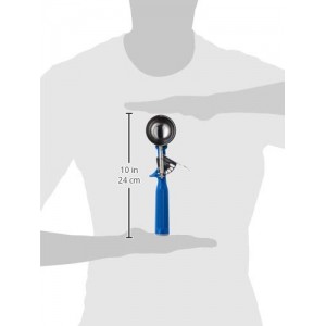 Vollrath 2 oz Stainless Steel Disher - Size 16,Dark Blue