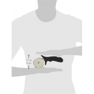 American Metalcraft PPC2 Stainless Steel Pizza Cutter Wheel with Black Plastic Handle, 2-3/4-Inch