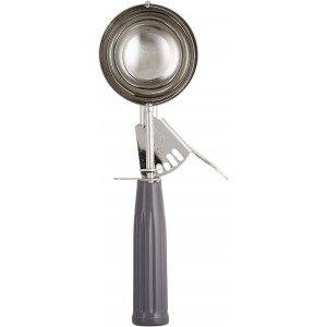 Winco Ice Cream Disher, Size 8, Plastic Hdl, Gray