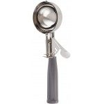 Winco Ice Cream Disher, Size 8, Plastic Hdl, Gray