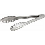 Winco Coiled Spring Extra Heavyweight Stainless Steel Utility Tong, 9-Inch