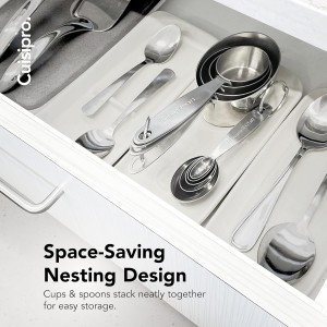 CUISIPRO Measuring Cup & Spoon Set SS