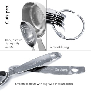 CUISIPRO Measuring Cup & Spoon Set SS