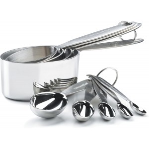 CUISIPRO Measuring Cup & Spoon Set SS