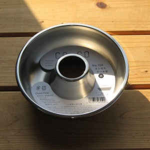 霜鳥製作所(Shimotori Corporation) Shimotoro Seisakusho Angel Cake Mold, 5.9 inches (15 cm), Stainless Steel, Made in Japan 150