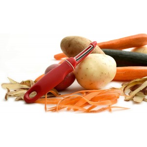 NORPRO Grip-Ez Peeler Red, 1 EA (110R)
