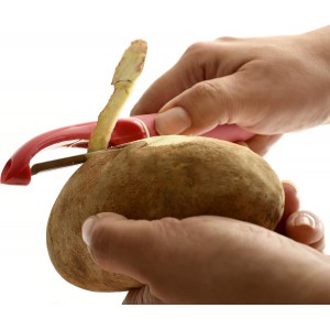 NORPRO Grip-Ez Peeler Red, 1 EA (110R)