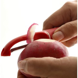 NORPRO Grip-Ez Peeler Red, 1 EA (110R)