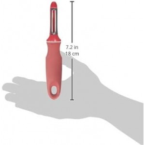 NORPRO Grip-Ez Peeler Red, 1 EA (110R)