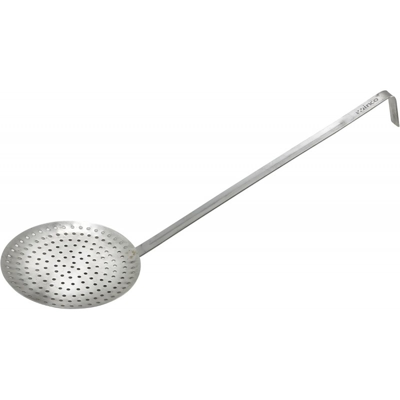 Winco Round Stainless Steel Skimmer, 5.75-Inch