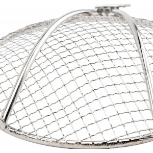 Winco Round Wire Skimmer, 9-Inch, Nickel