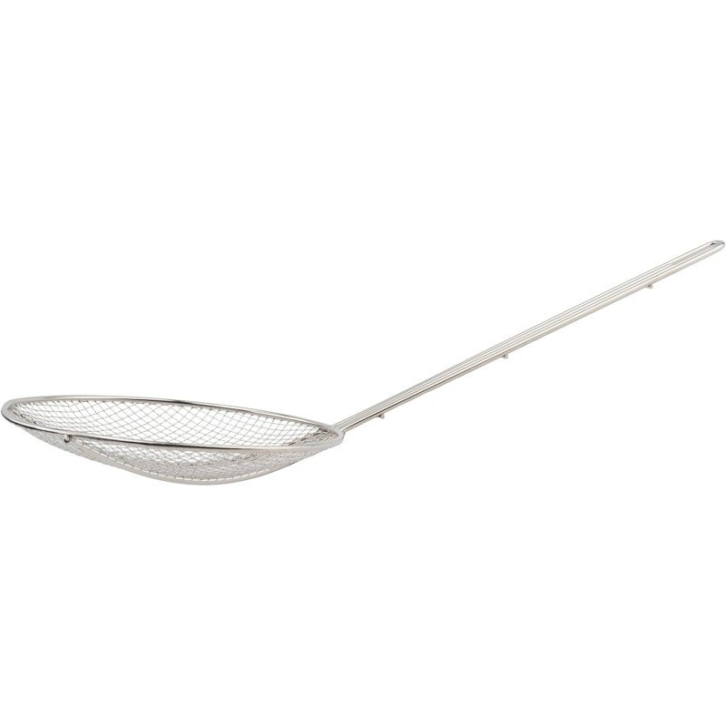 Winco Round Wire Skimmer, 9-Inch, Nickel