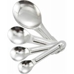 4-Piece Stainless Steel Measuring Spoon Set