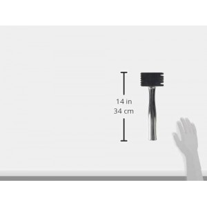 Winco 2-Sided Meat Tenderizer, 4.25 by 2.75-Inch, Aluminum, Medium