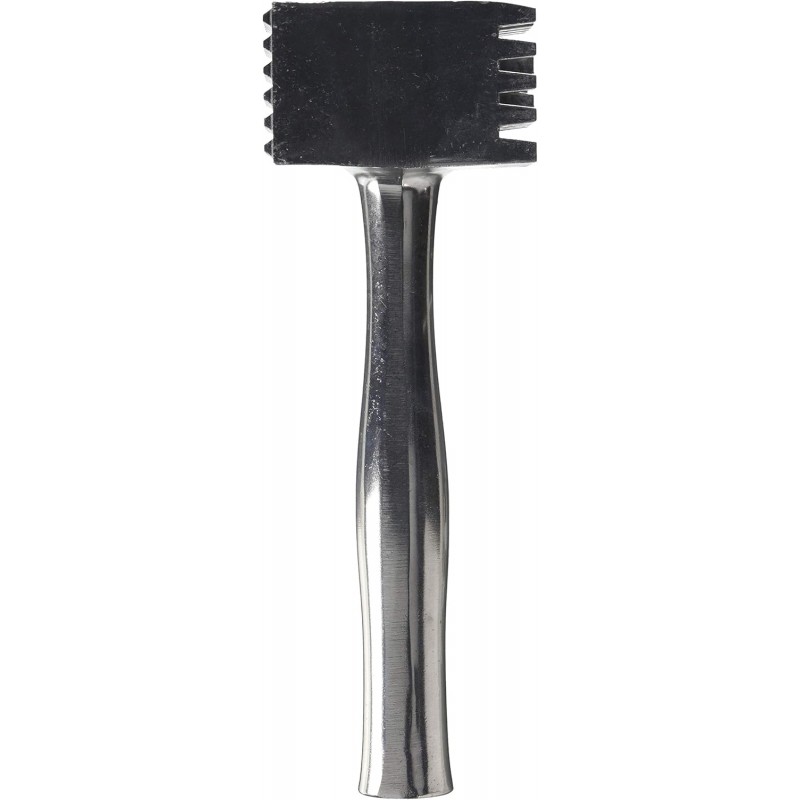 Winco 2-Sided Meat Tenderizer, 4.25 by 2.75-Inch, Aluminum, Medium