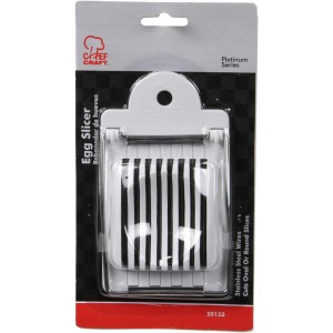 Chef Craft, Stainless Steel Basic Plastic Egg Slicer, 7 Inch