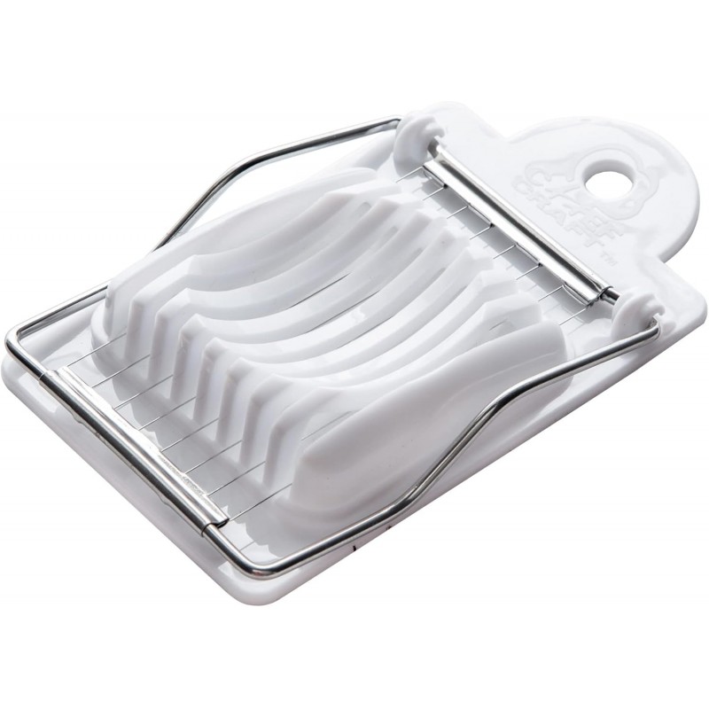 Chef Craft, Stainless Steel Basic Plastic Egg Slicer, 7 Inch