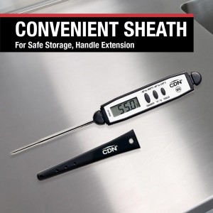 CDN Waterproof Digital Cooking Thermometer Instant Read 2.75