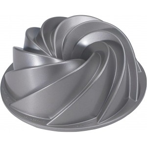 Nordic Ware Heritage Bundt, 10 Cup, Silv...