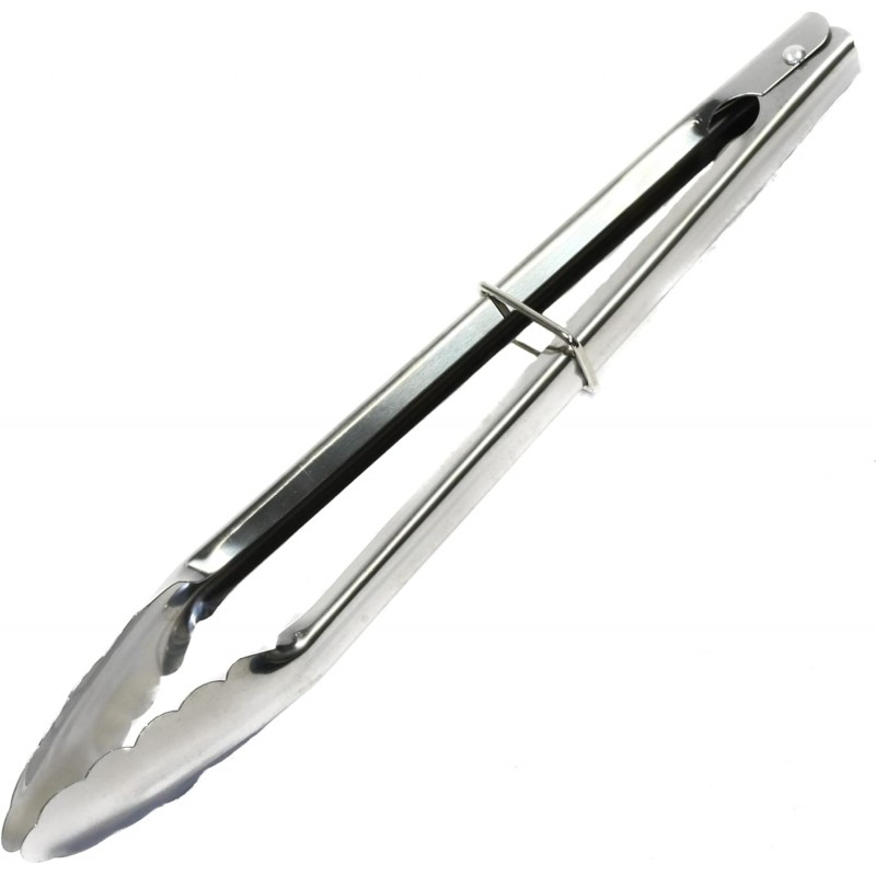 Chef Craft Select Serving Tong, 12 Inch, Stainless Steel