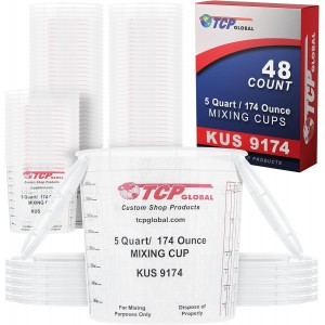 Custom Shop Paint Mixing Cups, 5-Quart (...