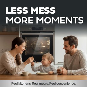 Cooks Innovations Non-Stick Oven Protector Mat - Heavy Duty Nonstick Oven Rack Liners to Protect Convection, Electric, Gas, & Microwave Ovens - BPA & PFOA Free Heat Resistant Baking Mat