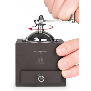 Peugeot Olivier Roellinger 5.25 Inch Pepper Mill, Chocolate