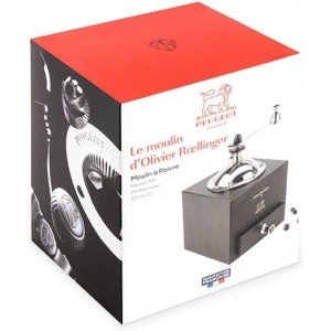 Peugeot Olivier Roellinger 5.25 Inch Pepper Mill, Chocolate