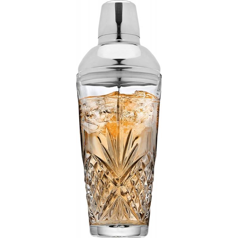 Godinger Dublin Cocktail Shaker, Martini Shaker, 17oz