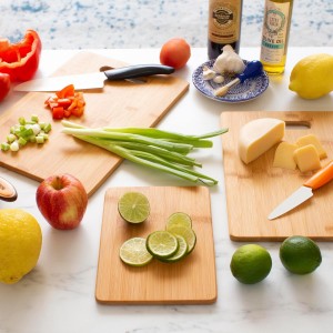Totally Bamboo Cutting Boards for Kitchen, Set of 3 – Bamboo Wood Cutting Board Set in Large, Medium & Small Sizes