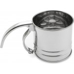 Fox Run Flour Sifter, Stainless Steel, 1-Cup, Metallic