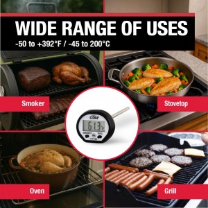 CDN Waterproof Instant Read Digital Thermometer | NSF Certified | ProAccurate® | 5