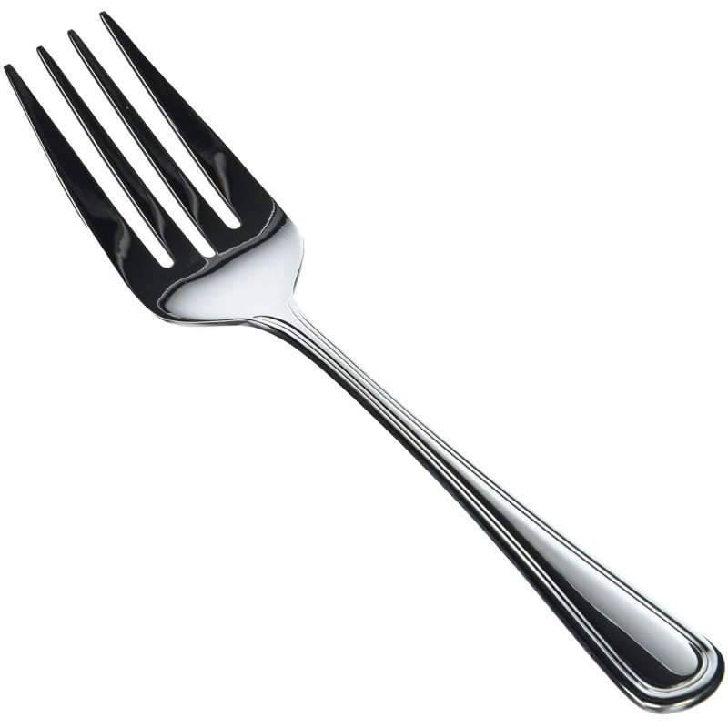 Winco Shangarila Stainless-Steel Cold Meat Fork, Extra Heavyweight, 9.5