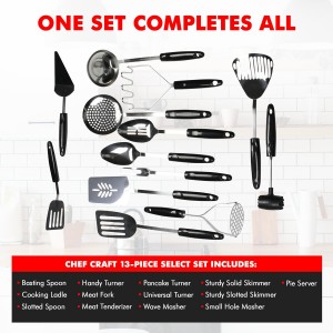 Chef Craft Select Meat Cooking Fork, 13 inch, Stainless Steel