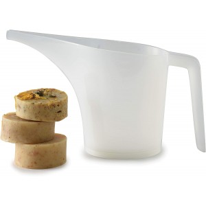 NORPRO Funnel Pitcher, 3.5-Cup,White