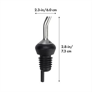 OXO SteeL Bottle Pourer, Stainless Steel, 4 Oz
