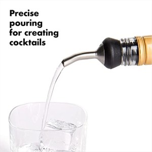 OXO SteeL Bottle Pourer, Stainless Steel, 4 Oz