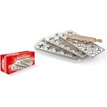 Imperia Ravioli Molds - Set of 3 (Stars, Hearts, Fish) Made in Italy w Rolling Pin, Great for Homemade Pasta Noodles, Italian Cooking Gift, Stainless Steel Durable Construction, Easy to Use Press