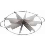 Winco 8-Cut Stainless Steel Pie Cutters Medium