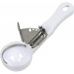 Chef Craft Select Ice Cream Scoop, 8 inches in length, White